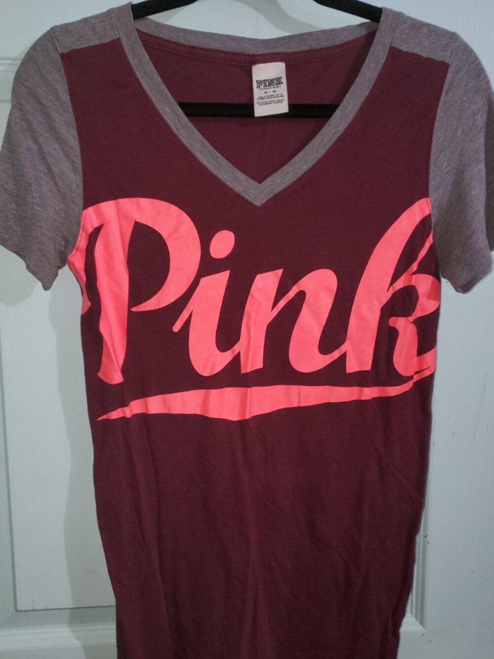 VS PINK sz M tee